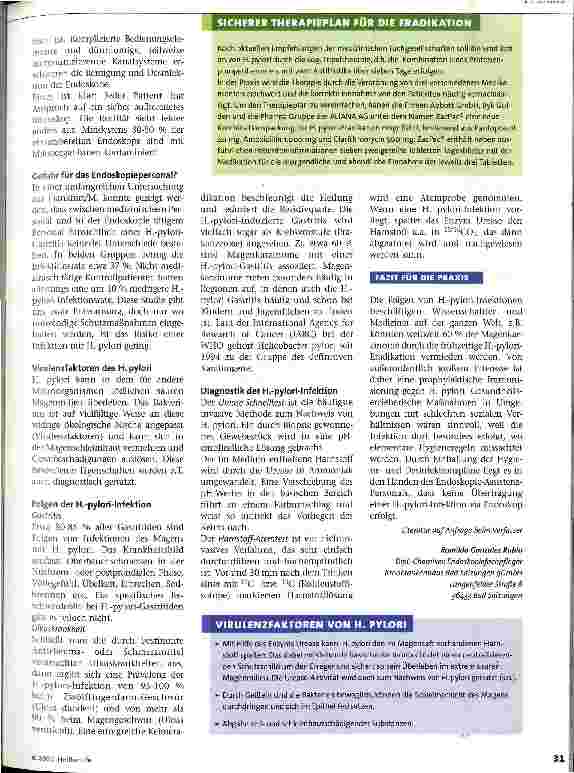 Vorschauseite 2: Helicobacter pylori