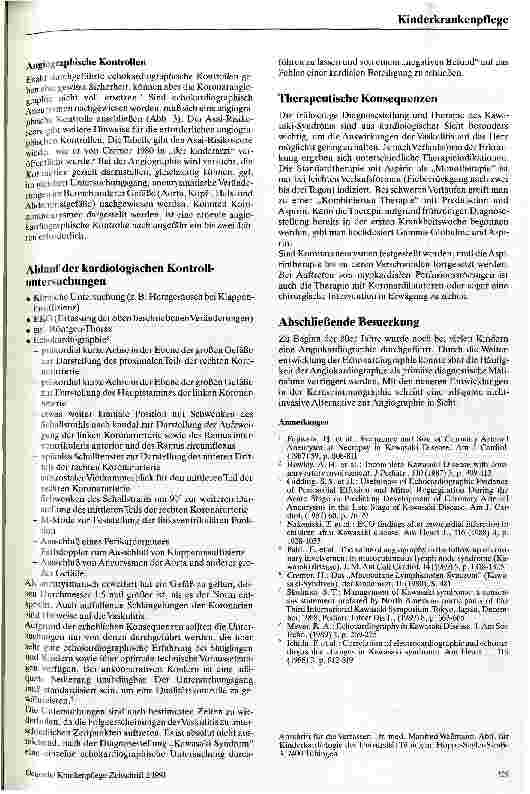 Vorschauseite 3: Das Mukokutane Lymphknoten-Syndrom aus kardiologischer Sicht