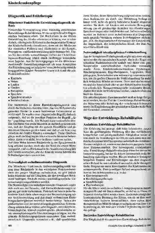 Vorschauseite 3: Entwicklungs-Rehabilitation Ein neues Konzept der Behindertenhilfe