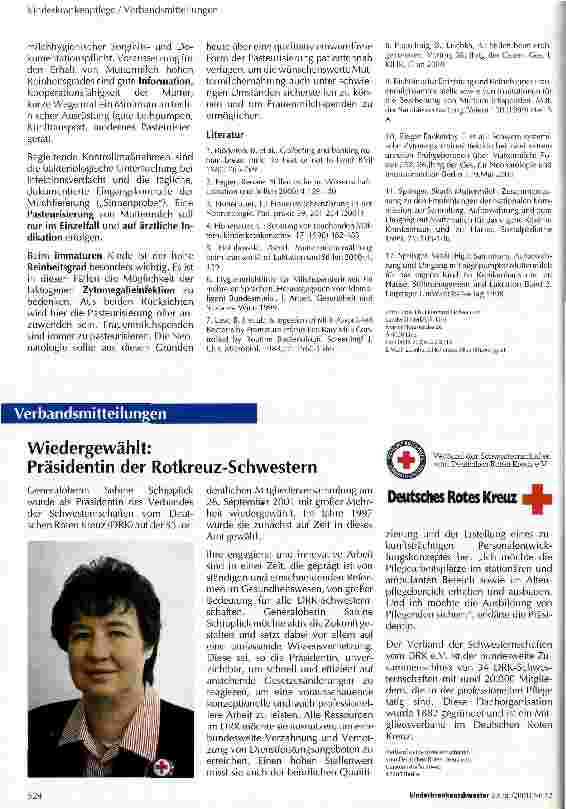 Vorschauseite 3: Der Beitrag der Pflege zur Mutterund Frauenmilchernährung in der Neonatologie