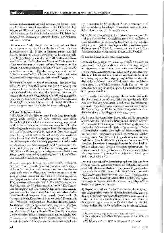 Vorschauseite 3: Patientenrechtegesetz - politische Optionen