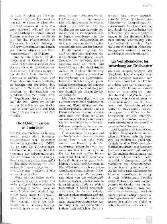 Vorschauseite 2: Fachkräftemangel: Das alternde Europa will handeln