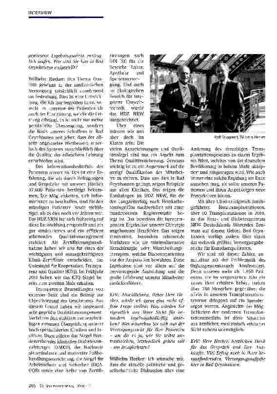 Vorschauseite 4: Wettbewerb wird ausschließlich über Qualität entschieden