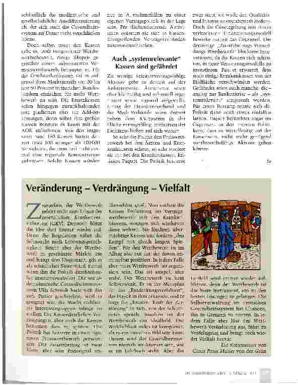 Vorschauseite 2: „Qualitätsund Preiswettbewerb gehören zusammen