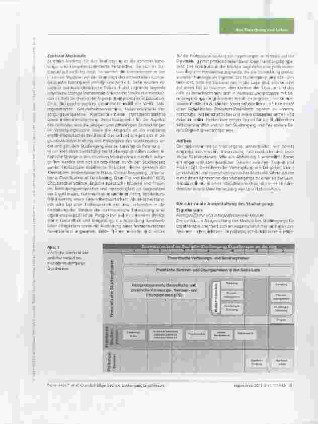 Vorschauseite 3: Grundständiger Bachelor-Studiengang Ergotherapie der Hochschule für Gesundheit, Bochum