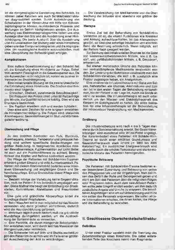 Vorschauseite 2: Pflege eines Kindes mit Contusio cerebri und einer geschlossenen Oberschenkelschaftfraktur