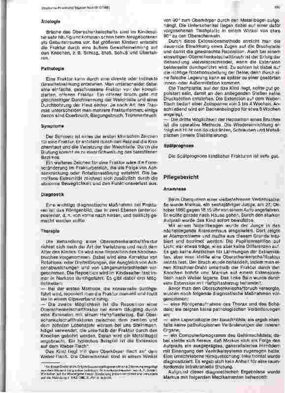 Vorschauseite 3: Pflege eines Kindes mit Contusio cerebri und einer geschlossenen Oberschenkelschaftfraktur