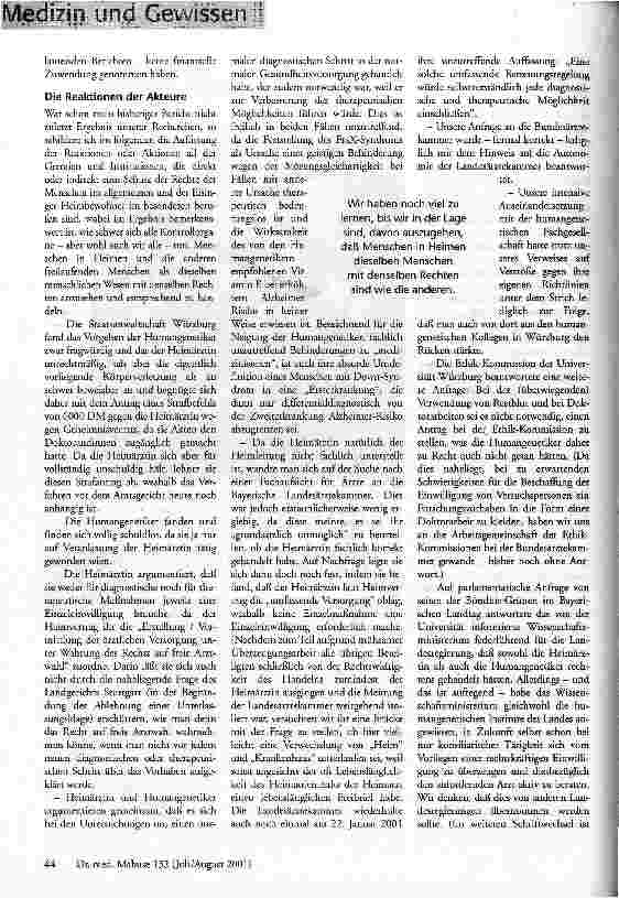 Vorschauseite 3: Fremdnützige Forschung ohne Einwilligung Der Fall Eisingen