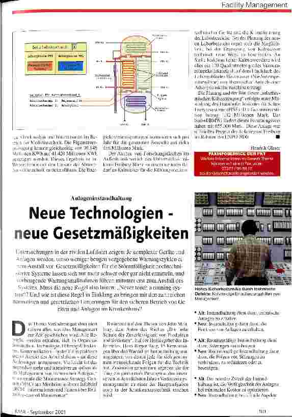 Vorschauseite 4: Einsparungen in Millionenhöhe Energieversorgung