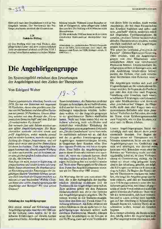 Vorschauseite 5: Entwurf für ein einheitliches Weiterbildungsgesetz für psychiatrische Pflege mit Weiterbildungsund Prüfungsordnung