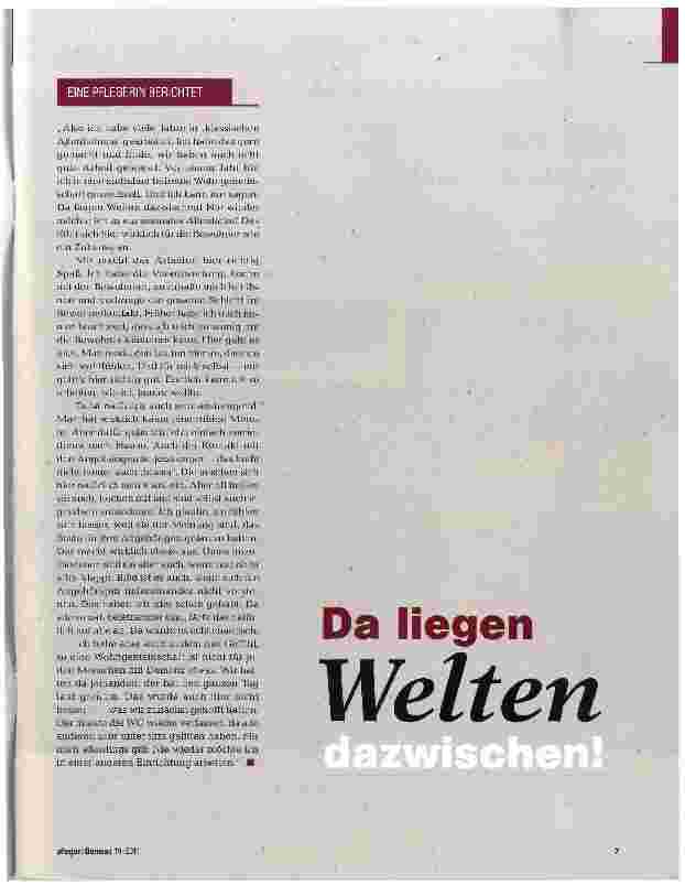 Vorschauseite 4: Der Wohnraum - nur ein Teil des Glücks