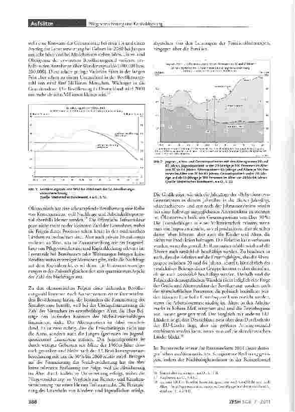 Vorschauseite 4: Pflegeversicherung und Kapitaldeckung