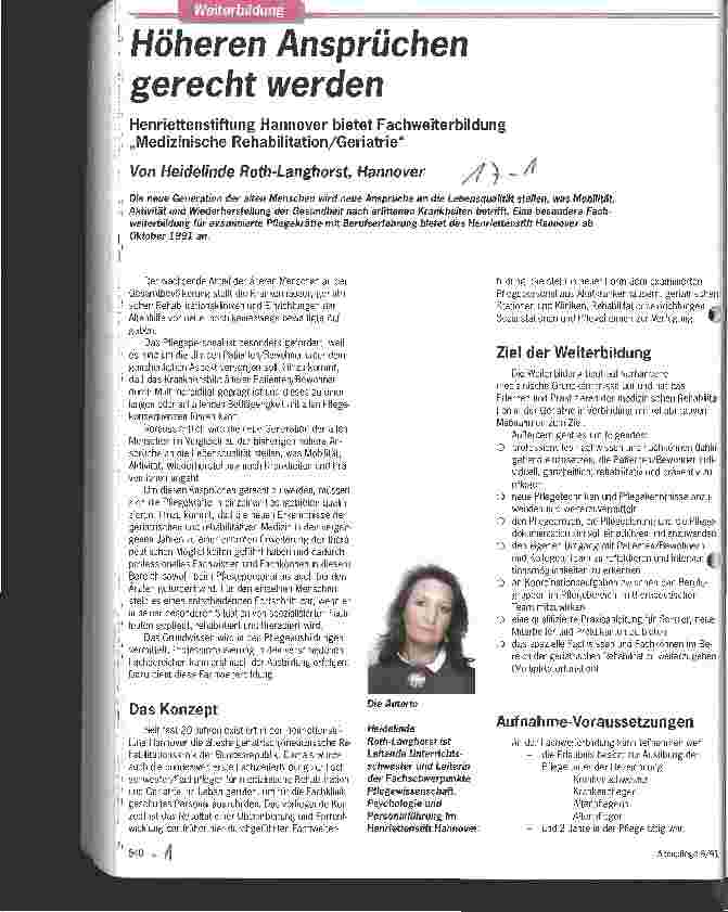 Vorschauseite 1: Höheren Ansprüchen gerecht werden