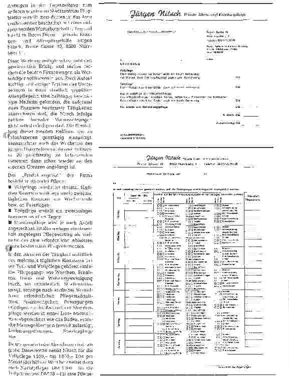 Vorschauseite 2: Private Altenund Krankenpflege