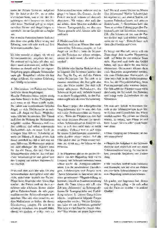 Vorschauseite 4: Umgang mit Schmerzzuständen des Patienten