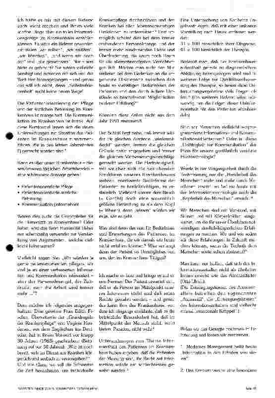 Vorschauseite 3: Bedeutung des Informationsflusses innerhalb des Pflegeteams auf der Station