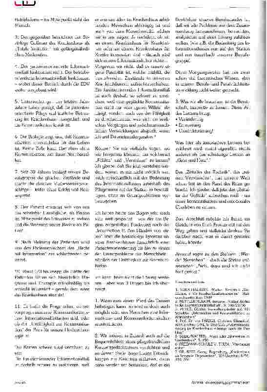 Vorschauseite 4: Bedeutung des Informationsflusses innerhalb des Pflegeteams auf der Station