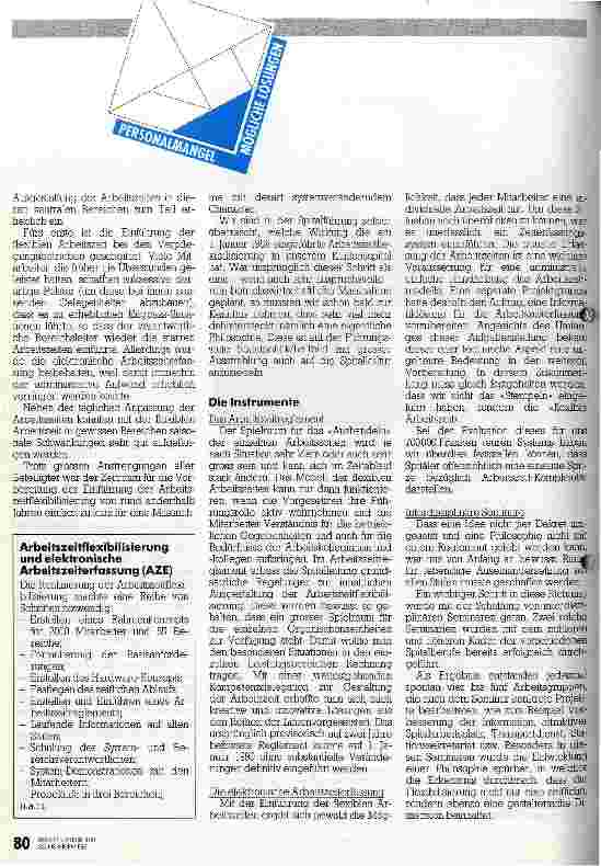 Vorschauseite 3: Jede bestimmt ihre eigene Arbeitszeit Arbeits(zeit)flexibilität am Kantonspital St. Gallen