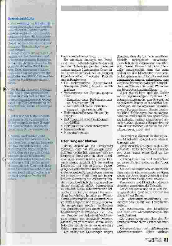 Vorschauseite 4: Jede bestimmt ihre eigene Arbeitszeit Arbeits(zeit)flexibilität am Kantonspital St. Gallen