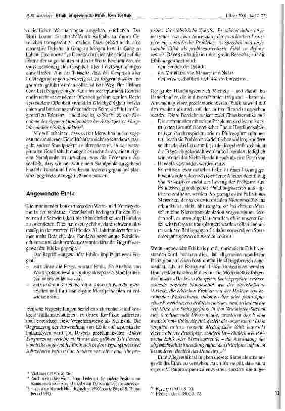 Vorschauseite 6: Ethik, angewandte Ethik, Berufsethik