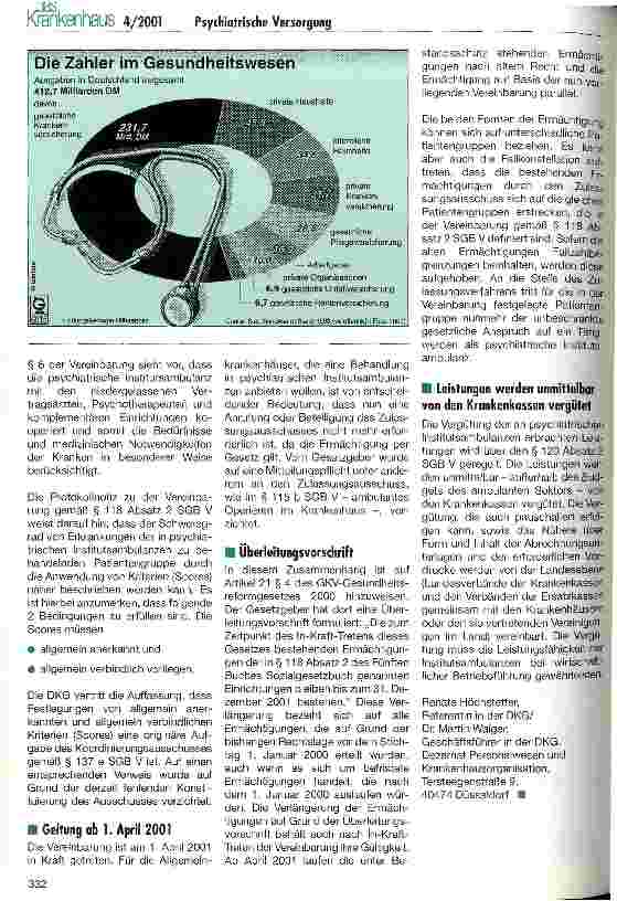 Vorschauseite 4: Psychiatrische Versorgung Institutsambulanzen nach § 118 Absatz 2 SGB V