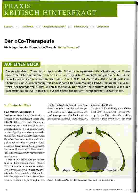 Vorschauseite 1: Der »Co-Therapeut«