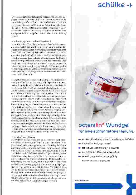 Vorschauseite 2: Dekubitusrisikoeinschätzung nach dem aktuellen ExpertenstandardDie klinische Einschätzung ist das Maß der Dinge