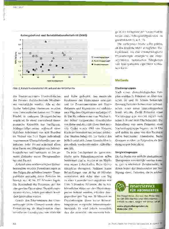 Vorschauseite 2: Effekte einer chronobiologischen Frührehabilitation von Schlaganfallpatienten