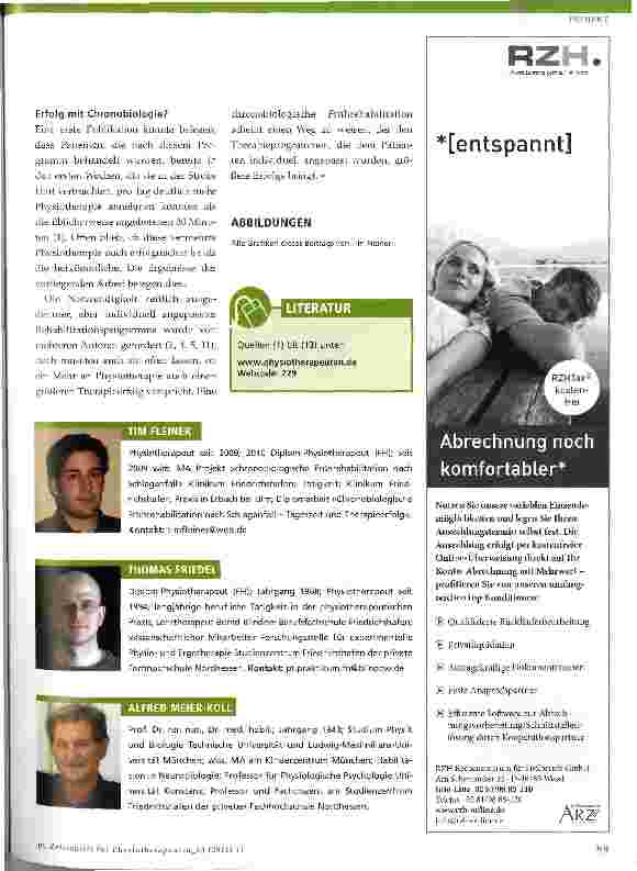 Vorschauseite 5: Effekte einer chronobiologischen Frührehabilitation von Schlaganfallpatienten
