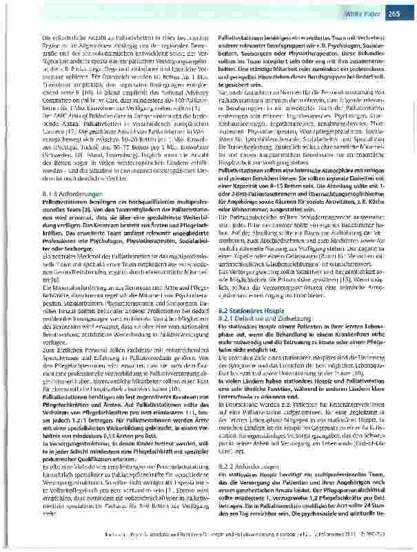 Vorschauseite 6: Standards und Richtlinien für Hospizund Palliatiwersorgung in Europa: Teil 2Weißbuch zu Empfehlungen der Europäischen Gesellschaft für Palliative Care (EAPC)