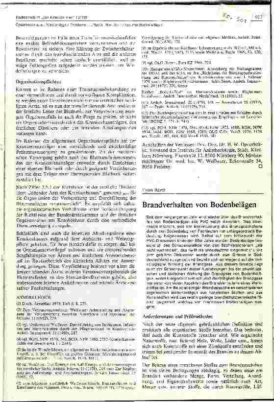 Vorschauseite 1: Brandverhalten von Bodenbelägen