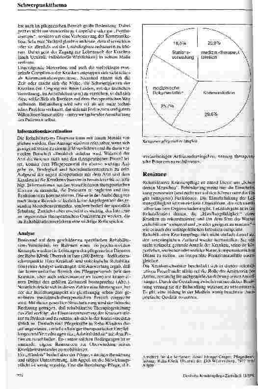 Vorschauseite 3: Rehabilitative Krankenpflege - ein Berufsbild im Wandel