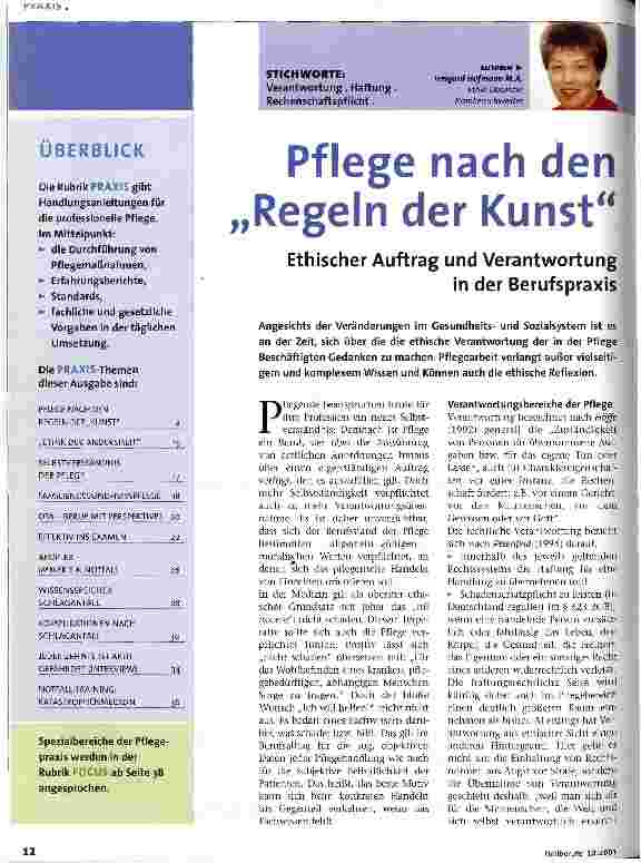 Vorschauseite 1: Pflege nach den Regeln der Kunst