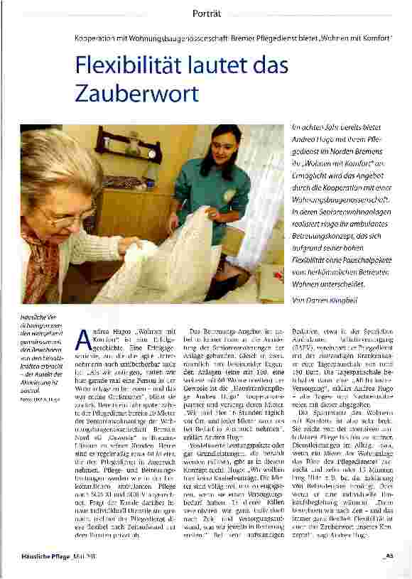 Vorschauseite 1: Flexibilität lautet das Zauberwort