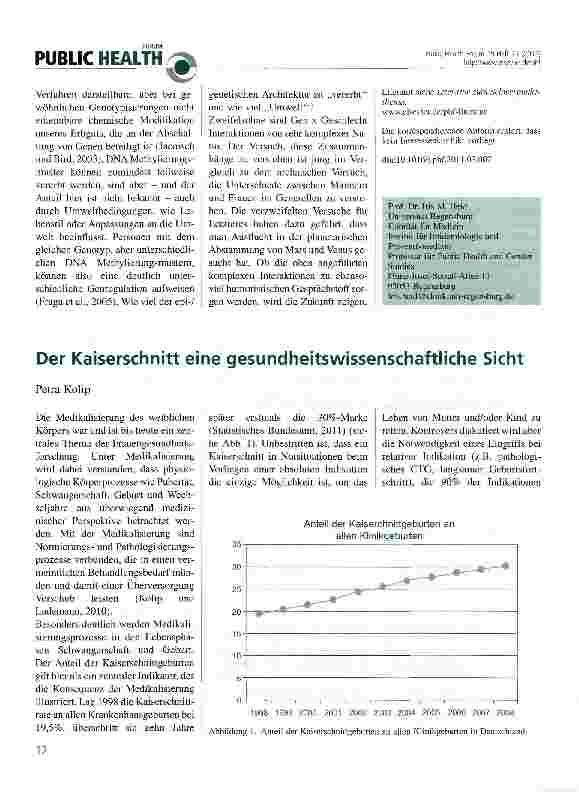 Vorschauseite 3: Geschlechtsspezifische genetische Effekte bei komplexen Erkrankungen