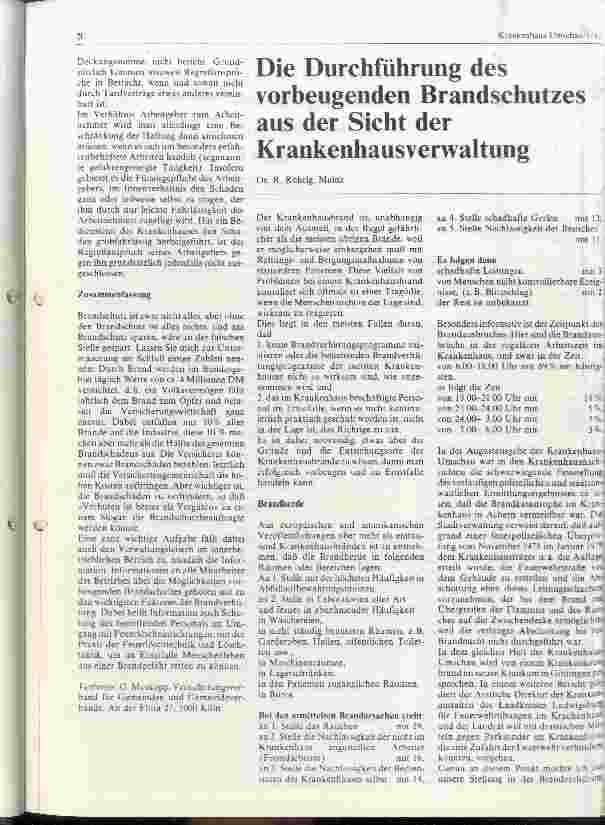 Vorschauseite 4: Der vorbeugende Brandschutz aus haftungs-und privatrechtlicher Sicht