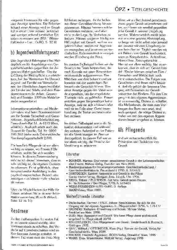 Vorschauseite 4: Frauen &Gewalt