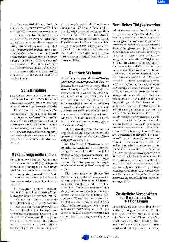 Vorschauseite 2: Das Infektionsschututzgesetz: Überblick und rechtliche Anmerkungen Teil 2: Öffentlicher Gesundheitsdienst, Gemeinschaftsreinrichtungen