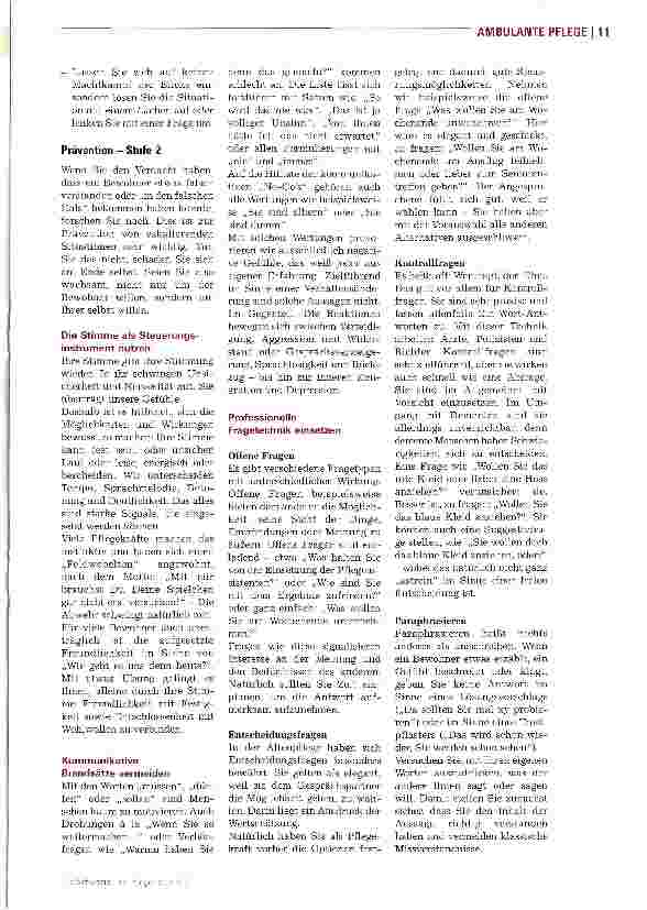 Vorschauseite 2: DeeskalationstrainingAggressionen im Pflegealltag richtig einschätzen