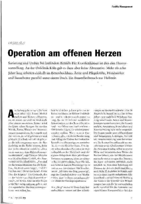 Vorschauseite 2: Operation am offenen Herzen