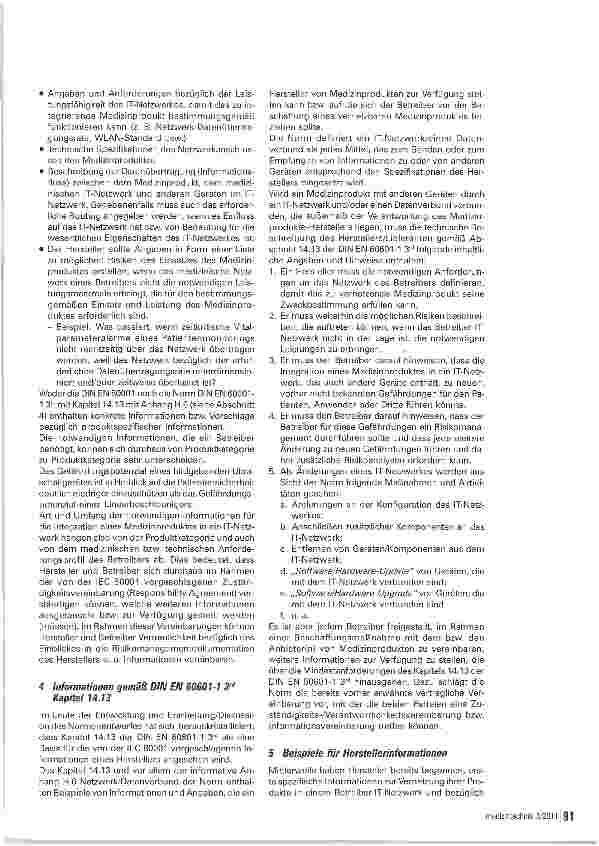 Vorschauseite 3: Hersteller-Informationen gemäß IEC 80001 -Ein Vorschlag