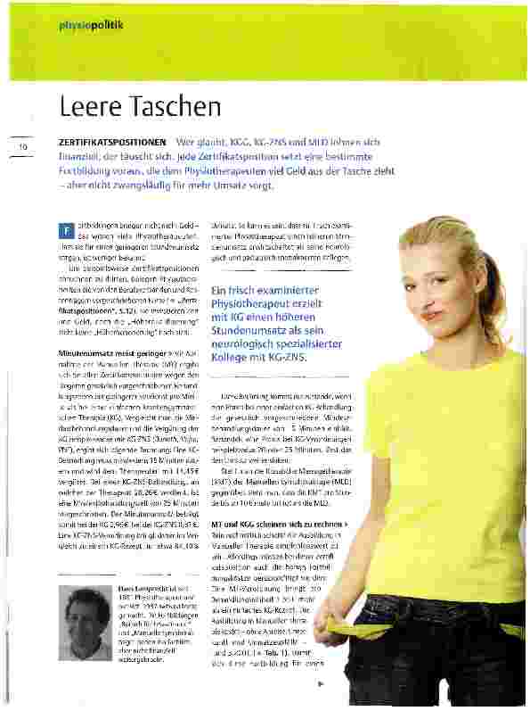Vorschauseite 1: Leere Taschen