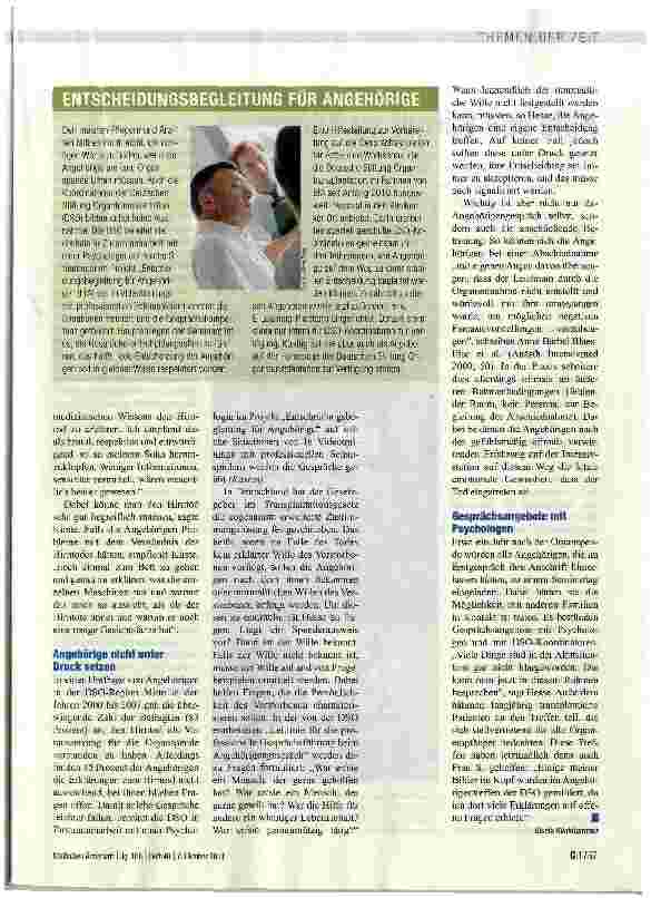 Vorschauseite 2: Respekt und Fürsorglichkeit