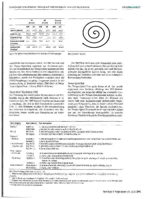 Vorschauseite 3: Forced Exercise-Auswirkungen eines MOTOmed®-Trainings auf parkinsontypische motorische Dysfunktionen