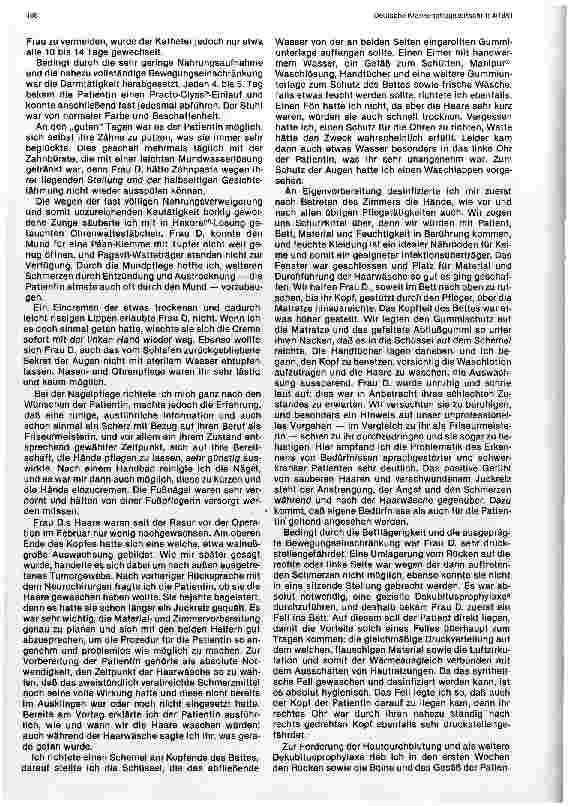 Vorschauseite 4: Pflege einer Patientin mit Astrozytom II bis III im hinteren Thalamus links