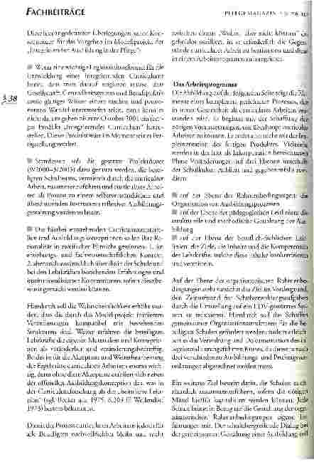 Vorschauseite 3: Methode als Weg Integrierende Ausbildung in der Pflege