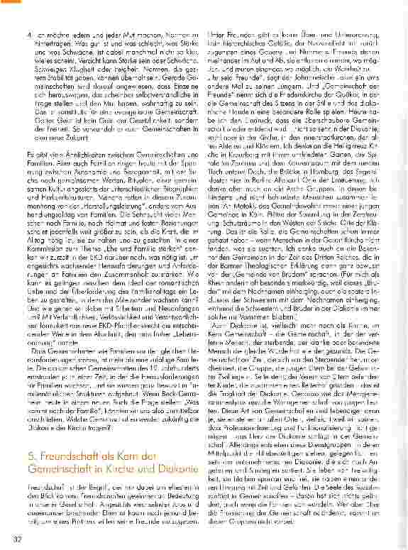 Vorschauseite 6: LEBEN UND GESTALT GEISTLICHER GEMEINSCHAFTEN„Wirf dein Seil hinüber -Haltetaue der Sehnsucht