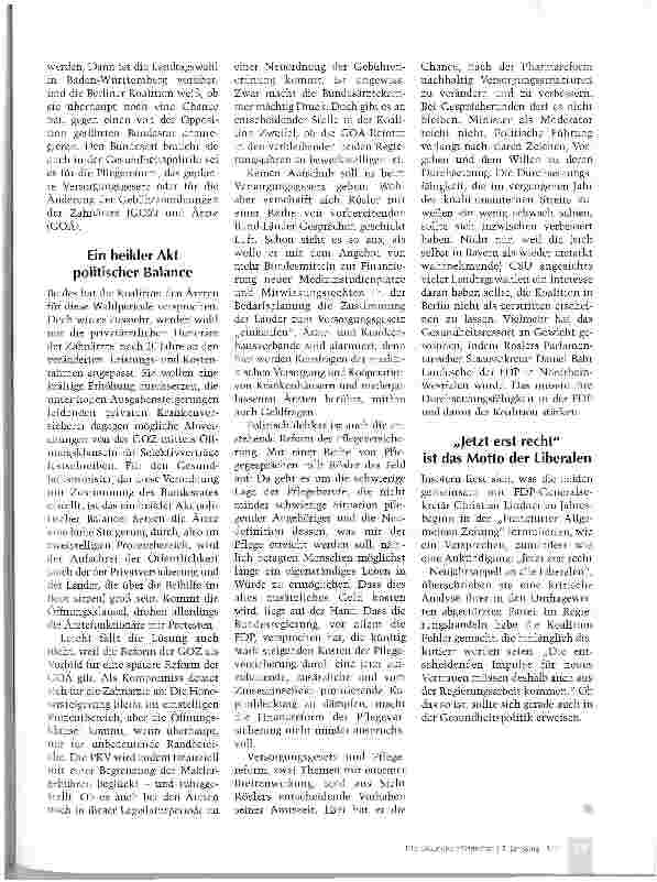 Vorschauseite 2: Hauptstadtkommentar von Andreas MihmMinister Moderator