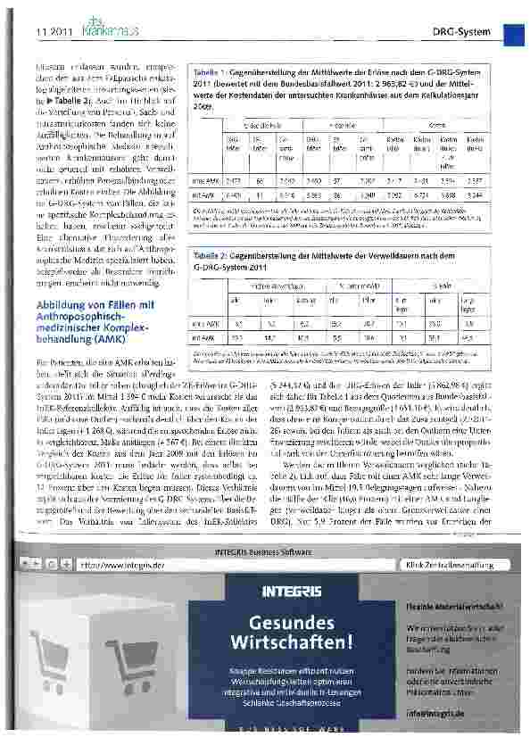 Vorschauseite 3: Abbildung der Anthroposophischen Medizin im G-DRG-System