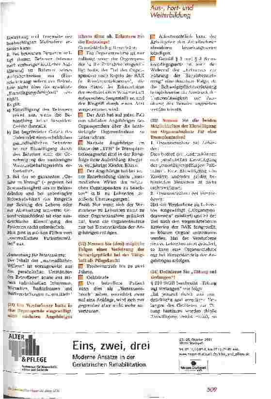 Vorschauseite 2: Was wird wohl abgefragt? 3. Teil: Gesetzeskunde